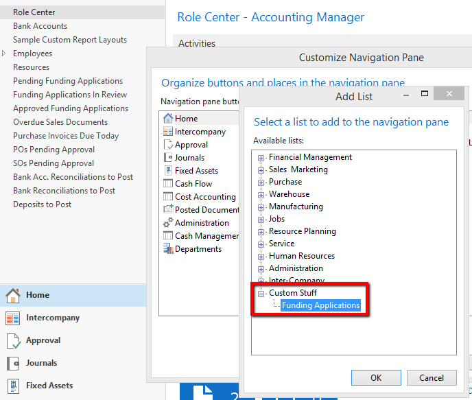 NAV Tip 5 - Customise the Navigation Pane in NAV - Acumen Consulting